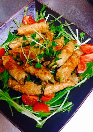残り野菜の簡単肉巻き-レシピのメイン写真