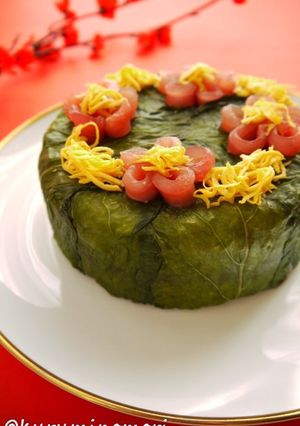 ひな祭りにも♪晴れの日のめはり寿司ケーキ-レシピのメイン写真
