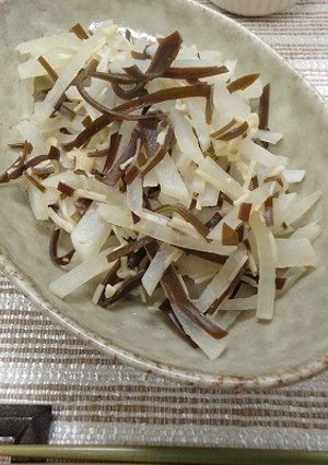 大根と昆布の炒め煮-レシピのメイン写真