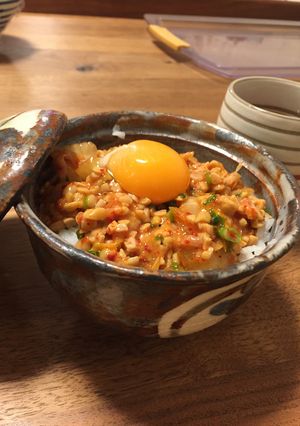 混ぜるだけ☆キムチ納豆丼-レシピのメイン写真