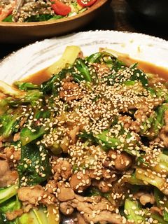 煮豚のタレ味*豚キャベツ炒め-レシピのメイン写真