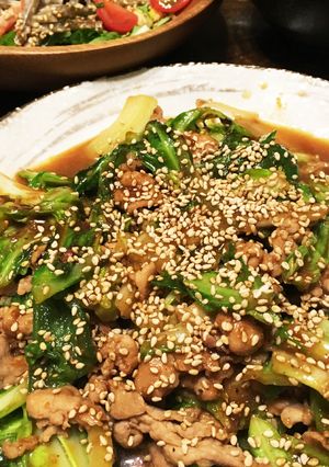 煮豚のタレ味＊豚キャベツ炒め-レシピのメイン写真