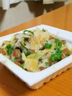 ガリと葱の酢納豆-レシピのメイン写真