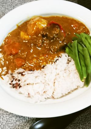 普通、王道の、スパイシー本格米粉カレー-レシピのメイン写真