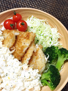 白身魚の揚げ焼きフライタルタルソース添え-レシピのメイン写真