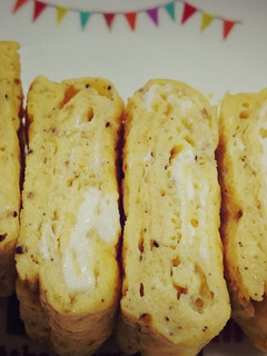 変わり卵焼き(にんにく入り)-レシピのメイン写真