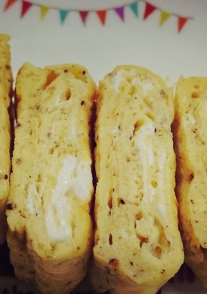 変わり卵焼き（にんにく入り）-レシピのメイン写真