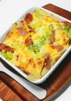 おかずパンプディング-レシピのメイン写真