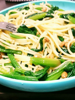 納豆たれで味付け☆ほうれん草と納豆パスタ-レシピのメイン写真