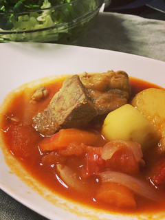 ゴロッと牛肉のトマト煮込み-レシピのメイン写真