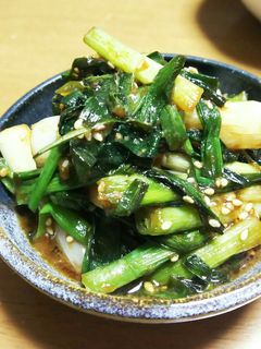 葉玉ねぎの味噌炒め-レシピのメイン写真