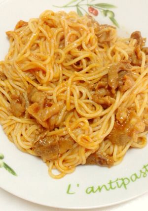 豚肉のトマトパスタ-レシピのメイン写真