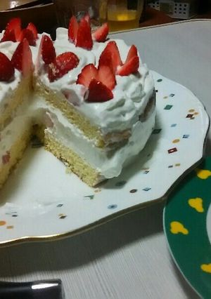 おからパウダーでデコレーションケーキ♪-レシピのメイン写真
