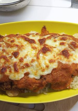 洋食屋さん風カツ皿ピラフ-レシピのメイン写真