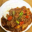 白菜でカレーライス