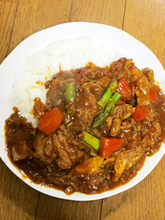 白菜でカレーライス-レシピのメイン写真