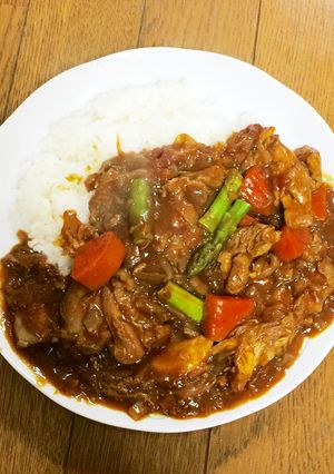白菜でカレーライス-レシピのメイン写真