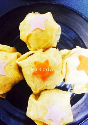 お雛様や七夕に♪オムすび-レシピのメイン写真
