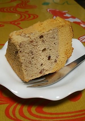 きなこと小豆のシフォンケーキ-レシピのメイン写真