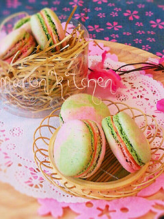 雛祭り♡とろける桜クリームの春色マカロン-レシピのメイン写真