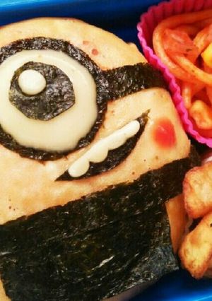 簡単キャラ弁！ミニオン弁当♪-レシピのメイン写真