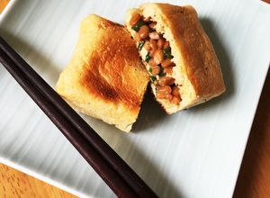 簡単！シンプルだけど美味しい小揚げ納豆-レシピのメイン写真