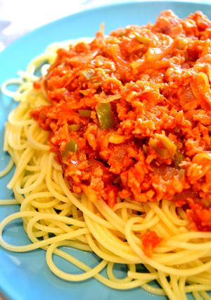 健康ダイエット♪大豆ミートソース-レシピのメイン写真