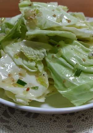 やみつき！ねぎ塩にんにくキャベツ-レシピのメイン写真
