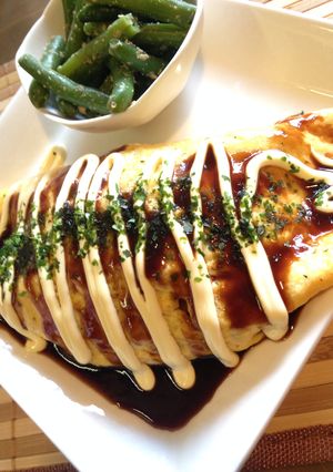 ヘルシー簡単！もやし豚平焼き！おつまみ-レシピのメイン写真