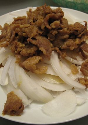 新玉ねぎの豚こまサラダ（カレー風味）-レシピのメイン写真