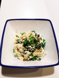 豆腐とほうれん草の和え物〜ごま油の香り-レシピのメイン写真