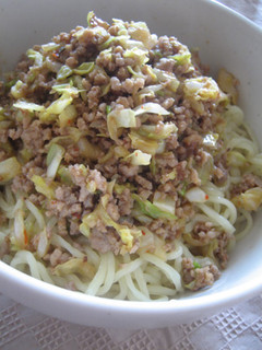 簡単ジャージャー麺風冷やし中華-レシピのメイン写真