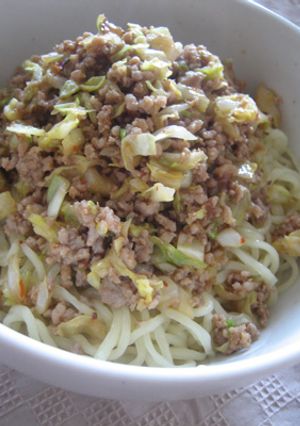 簡単ジャージャー麺風冷やし中華-レシピのメイン写真