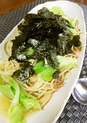 ひとりＤＥぱすたランチ（和風編）-レシピのメイン写真