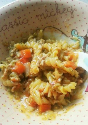離乳食!野菜スープで作る簡単パスタ♡-レシピのメイン写真