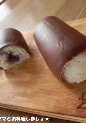材料4つで簡単★スライス生チョコおはぎ-レシピのメイン写真