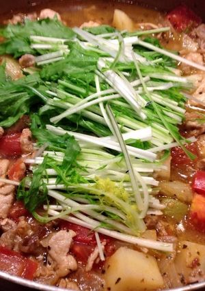 男の洋風豚肉鍋-レシピのメイン写真
