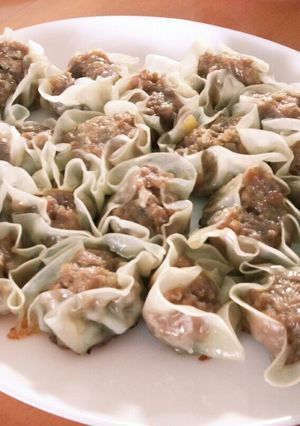 豆腐入り☆フライパンでやわらかシュウマイ-レシピのメイン写真