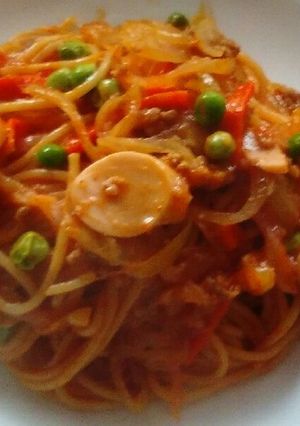 玉ねぎたっぷり田舎しんぷるナポリタン-レシピのメイン写真