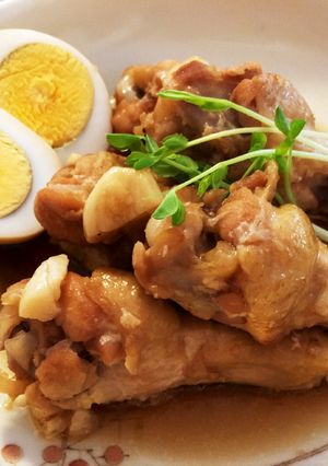簡単☆にんにく香る手羽元煮-レシピのメイン写真