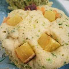 รูปของ 赤ちゃん、子供に♪お野菜と豆腐の蒸しパン
