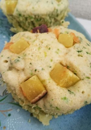 赤ちゃん、子供に♪お野菜と豆腐の蒸しパン-レシピのメイン写真