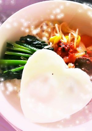 ハートの目玉焼き-レシピのメイン写真