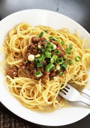 10分で完成★納豆パスタ-レシピのメイン写真