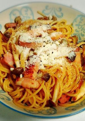 簡単♡ベーコンしめじの和風パスタ-レシピのメイン写真