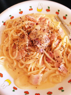 簡単失敗なしカルボナーラ-レシピのメイン写真