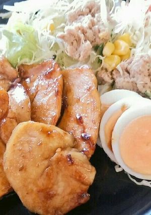 サラダチキンでヘルシー焼肉プレート-レシピのメイン写真