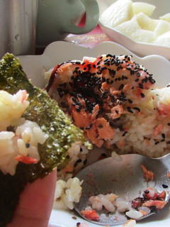 簡単感嘆!とまーすのお握らーず-レシピのメイン写真