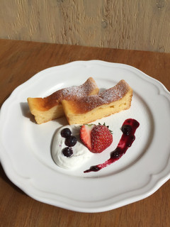 水切りヨーグルトでヘルシーチーズケーキ♪-レシピのメイン写真