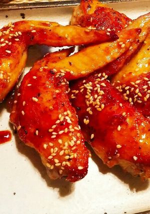 名古屋で食べ損ねた手羽先焼き上げ-レシピのメイン写真